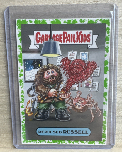 2018 Topps Garbage Pail Kids - Repulsed Russell - Green