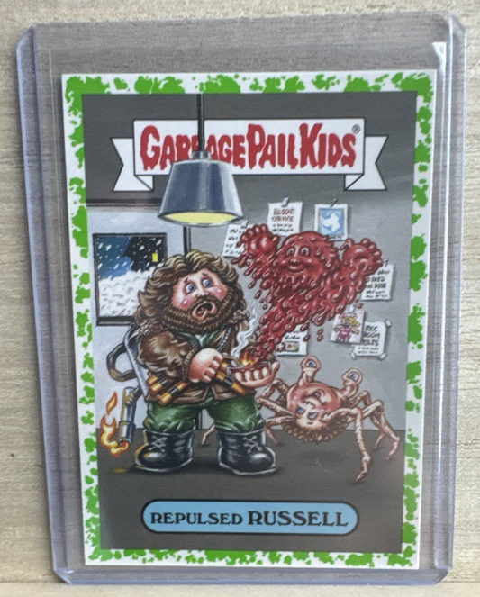 2018 Topps Garbage Pail Kids - Repulsed Russell - Green