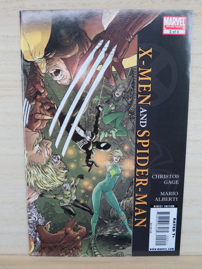 X-Men and Spiderman #1-4 - Marvel Comics - 2009 - Complete Set