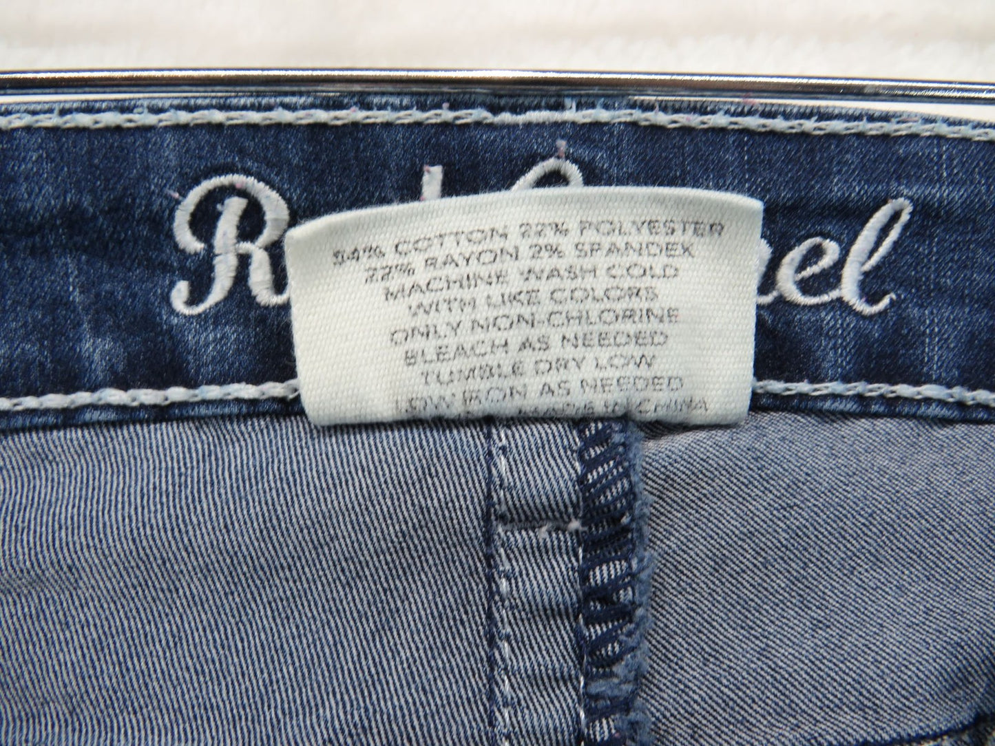 Red Camel Jeans Women's Size 13 - Embroidered Back Pocket Rhinestone Blue
