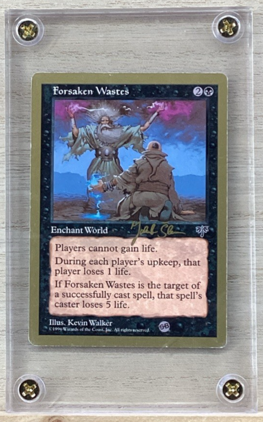 1997 MTG Card - FORSAKEN WASTES - Seattle World Championship0