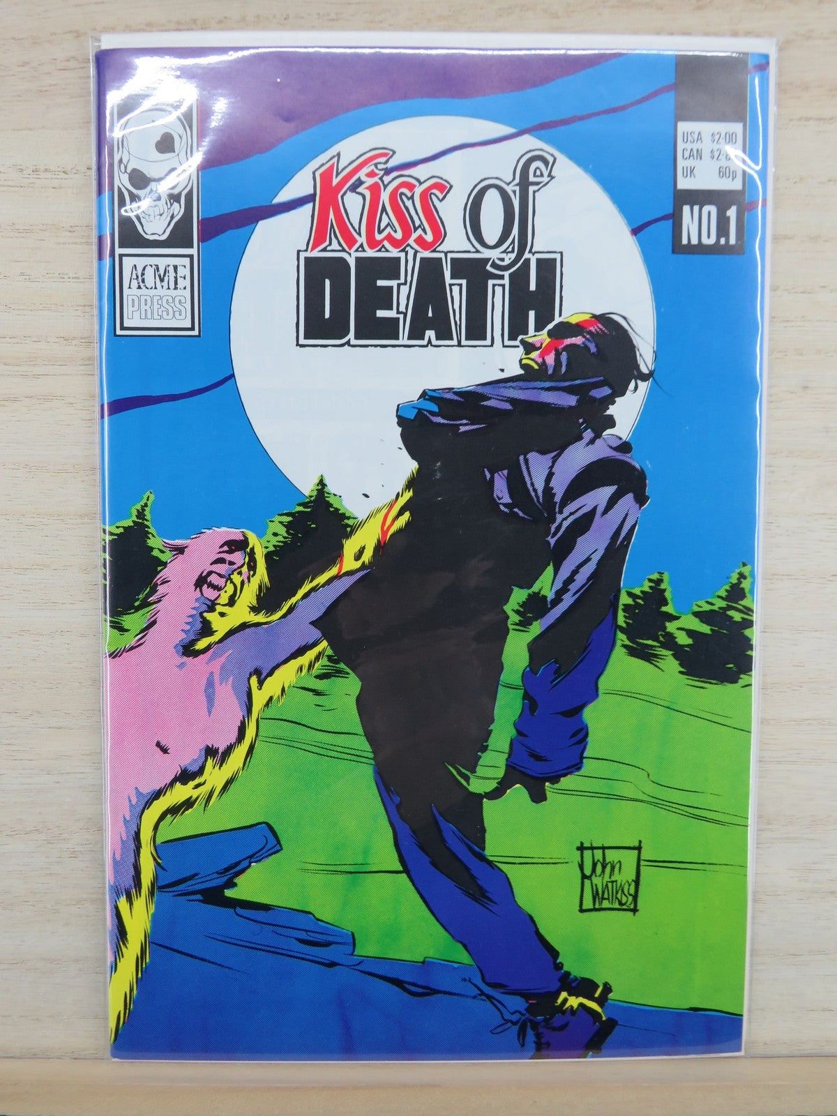 Kiss Of Death #1 - Acme Press Comic - 1987