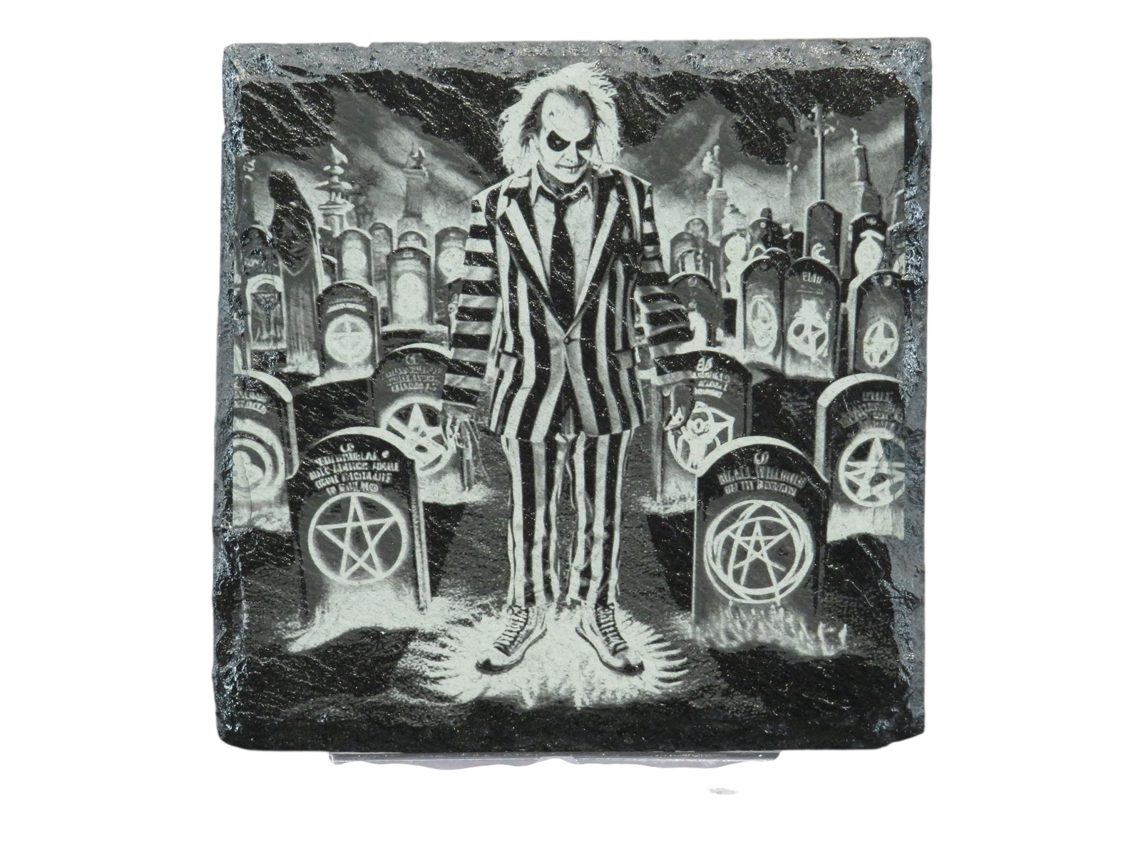 Laser Engraved Slate Coaster - BG6