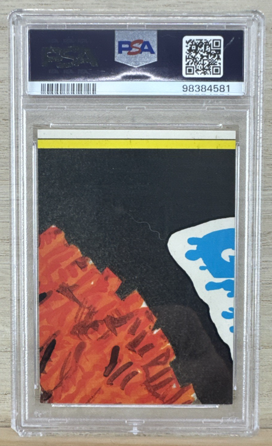 1986 GARBAGE PAIL KIDS - PAT SPLAT 89b - PSA 8