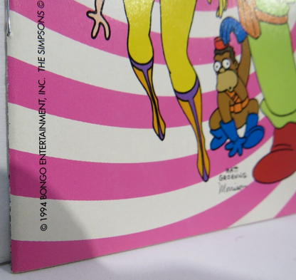Simpsons Comics #3 1994 Double Side Flip Book Krusty Klown Bongo Comics Group
