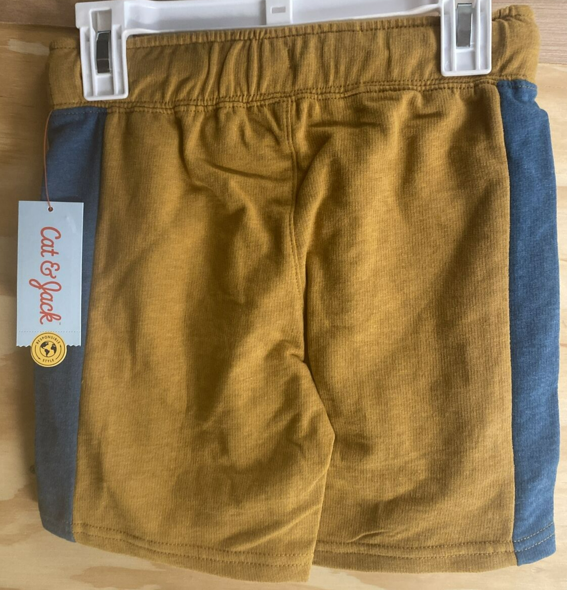 Cat & Jack Boys Shorts Brown Flexible Drawstring - Size XS 4/5