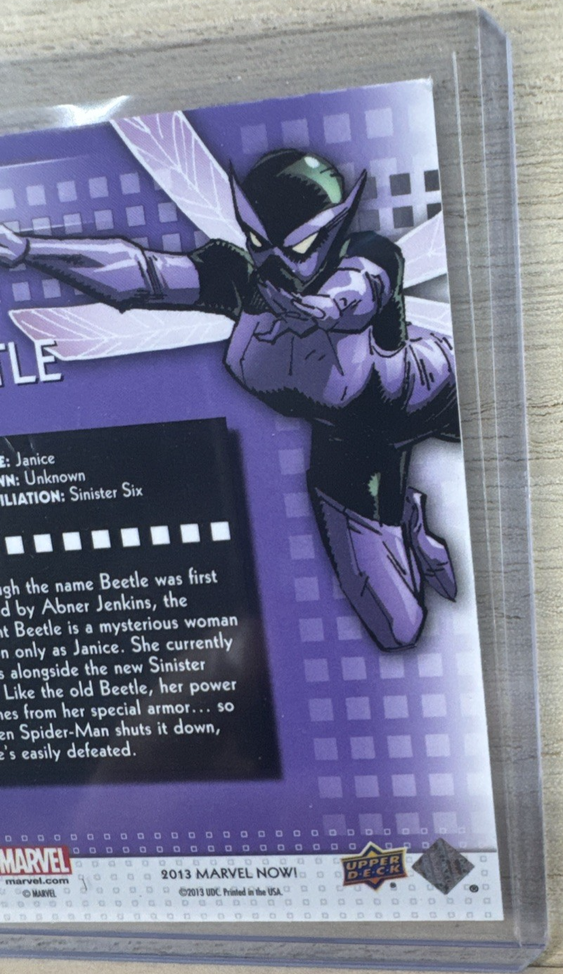 2013 Upper Deck Marvel Now SILVER - #10 Beetle