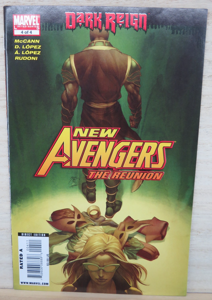 New Avengers The Reunion #4 of 4 - Dark Reign - Marvel Comic