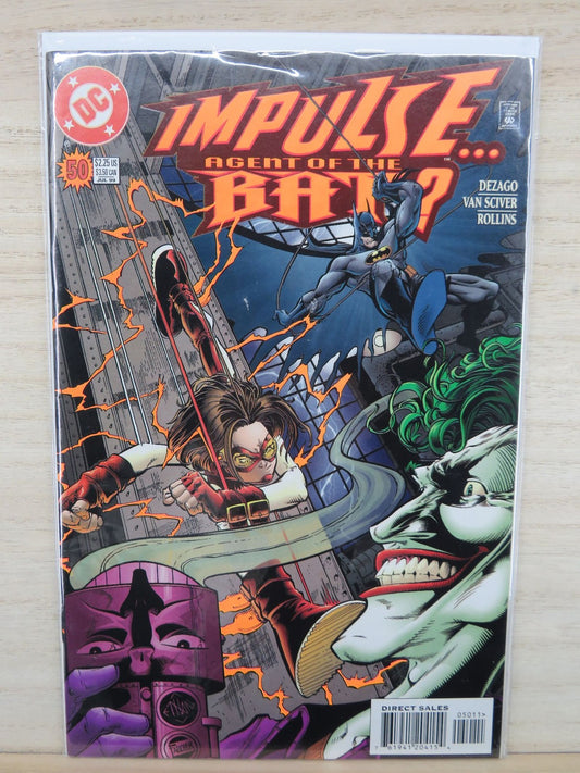 Impulse Agent of the Bat? #50 July 1999 - DC Comic