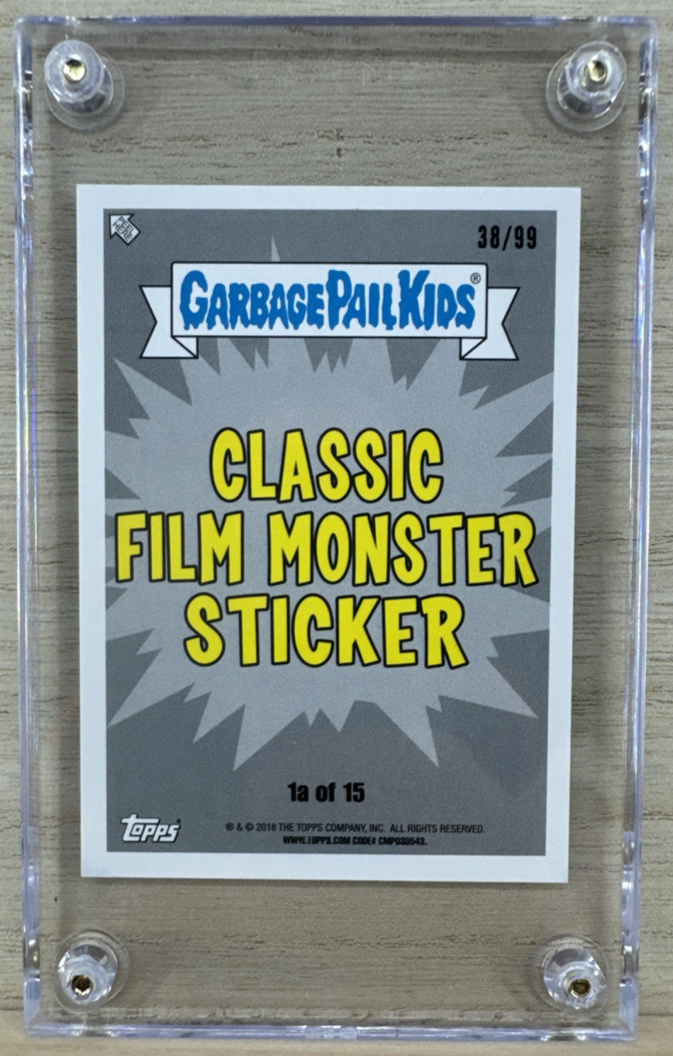 2018 Topps Garbage Pail Kids - Ross Feratu - Blue 38/99