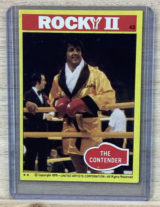 1979 Topps Rocky II Trading Card - The Contender #43