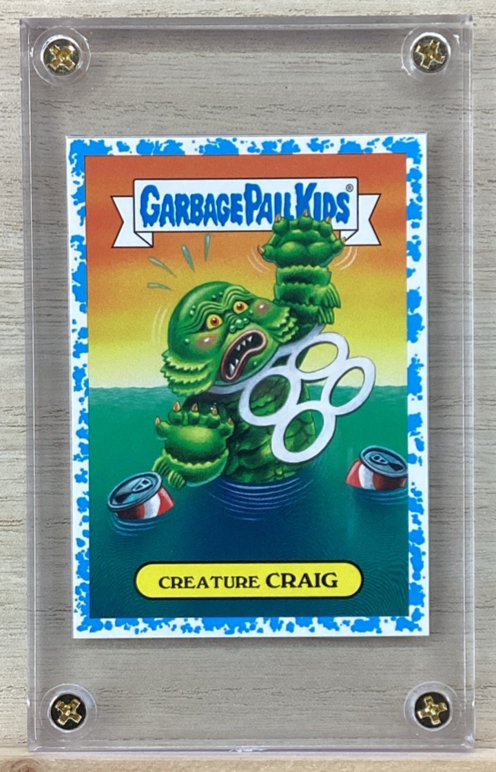 2018 Topps Garbage Pail Kids - Creature Craig - BLUE 60/99