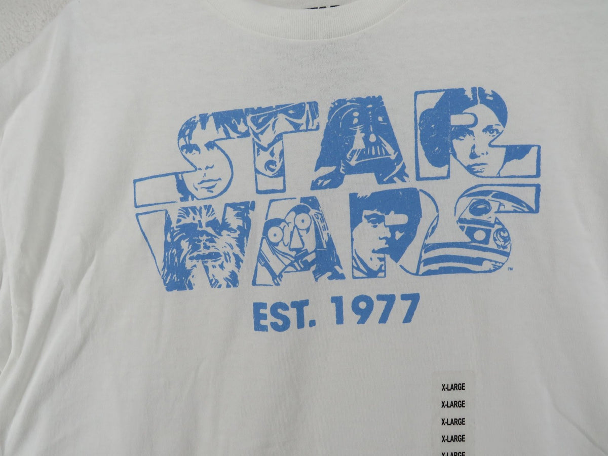 Star Wars T-Shirt - Men's XL White Short Sleeve Graphic1