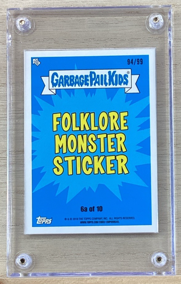 2018 Garbage Pail Kids - Moth Manuel - Blue 94/99