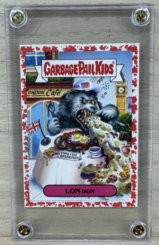 2018 Topps Garbage Pail Kids - Lon Don - Red 31/75