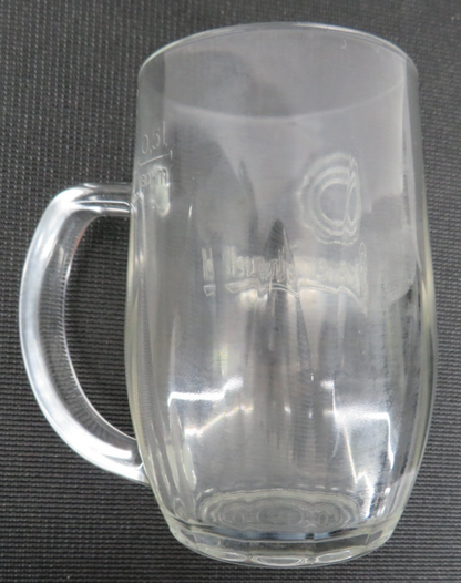 Pilsner Urquell Embossed Beer Mug Glass