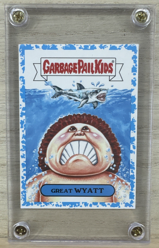 2018 Topps Garbage Pail Kids - Great Wyatt - Blue 78/99