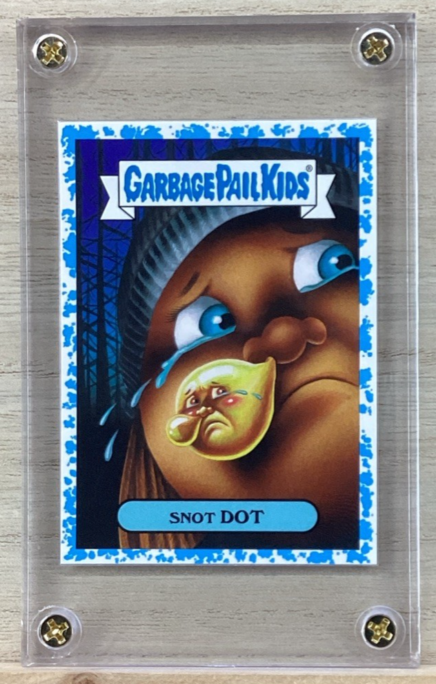 2018 Topps Garbage Pail Kids - Snot Dot - Blue 45/99