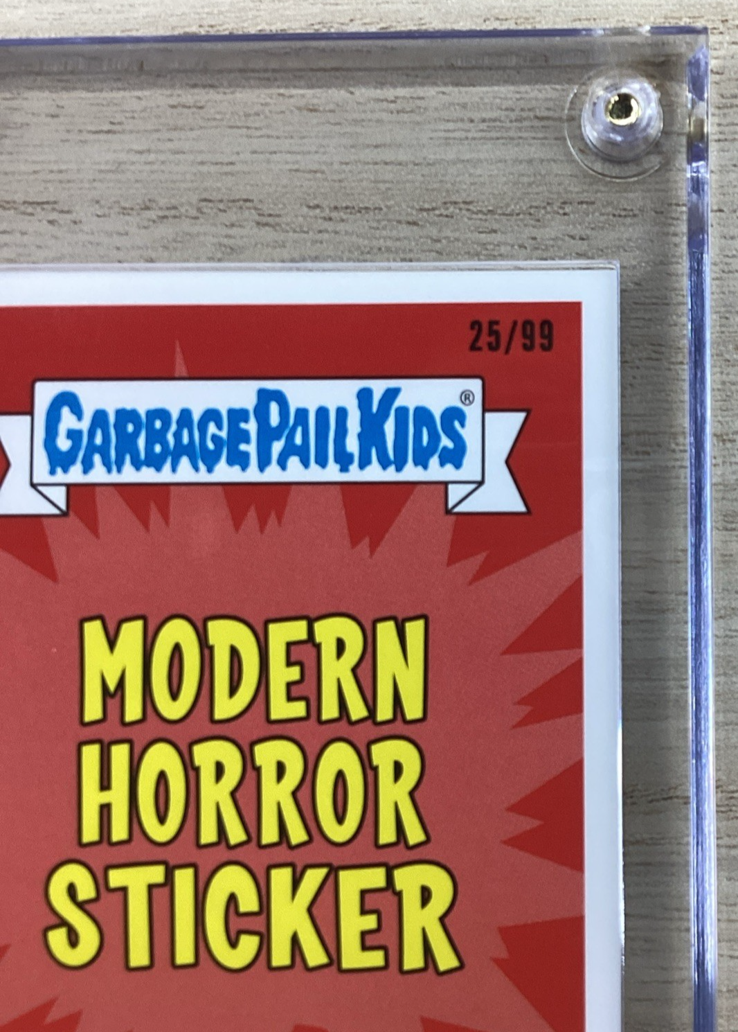 2018 Topps Garbage Pail Kids - Happy Death Dave - Blue 25/99