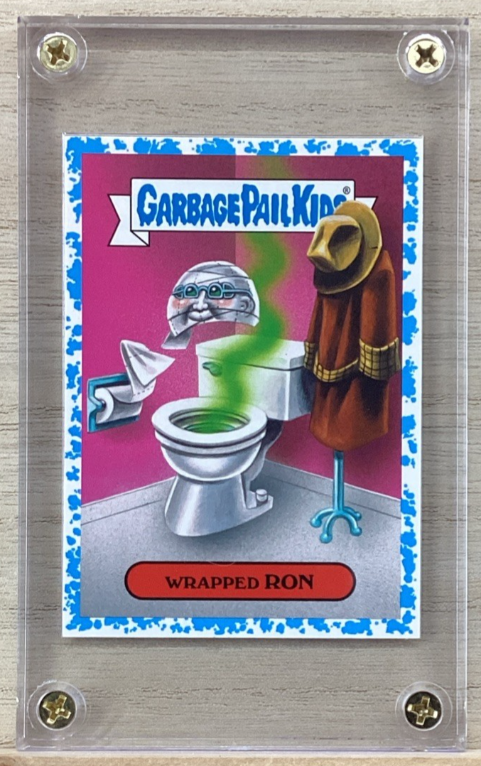 2018 Topps Garbage Pail Kids -  Wrapped Ron - Blue 85/99