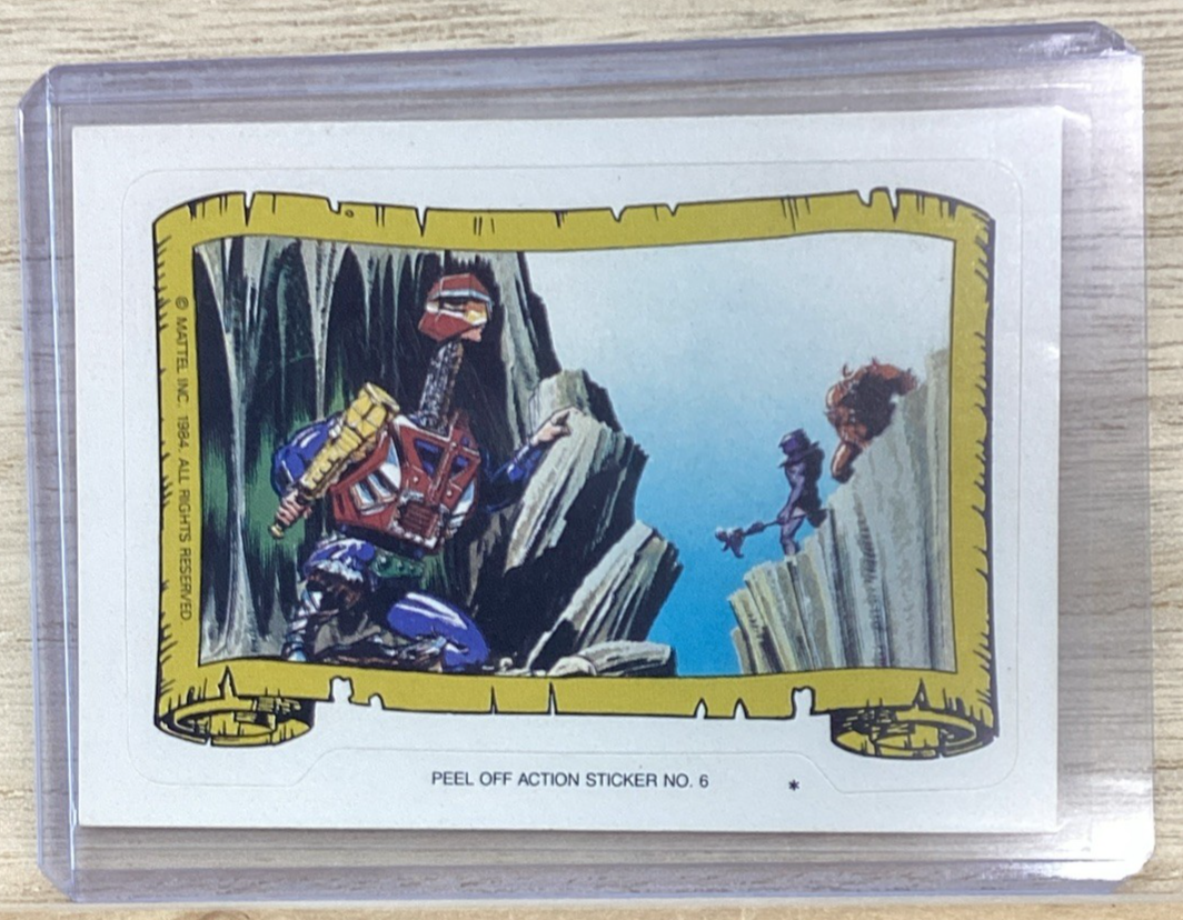 1984 Mattel Trading Card Sticker - MOTU - Mekaneck #6