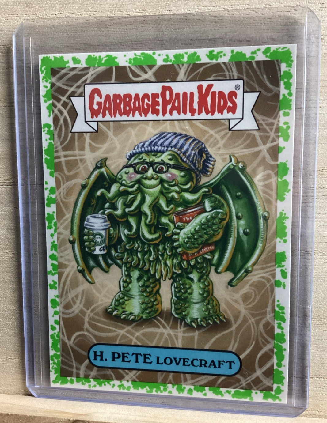 2018 Topps Garbage Pail Kids - H Pete Lovecraft - Green