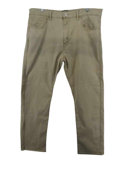 Dockers Pants Men's 38x32 Straight Khaki Chino Flat Front Zip Fly Casual W38 L32
