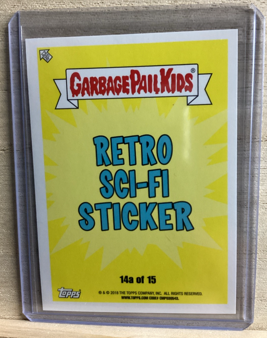 2018 Topps Garbage Pail Kids - Todd Zilla
