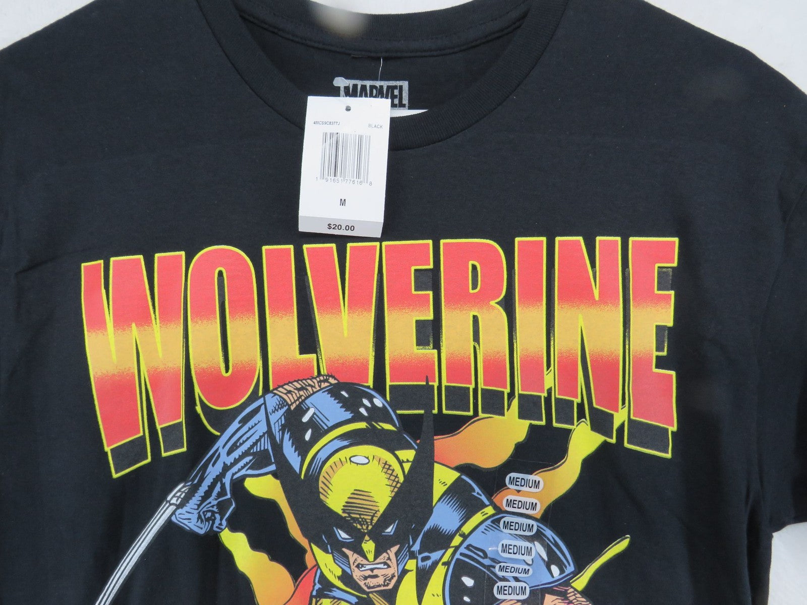 Marvel Wolverine T-Shirt - Men's Medium