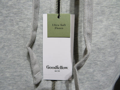 Goodfellow & Co Gray Hooded Ultra-Soft Fleece Sweatshirt - Size Small