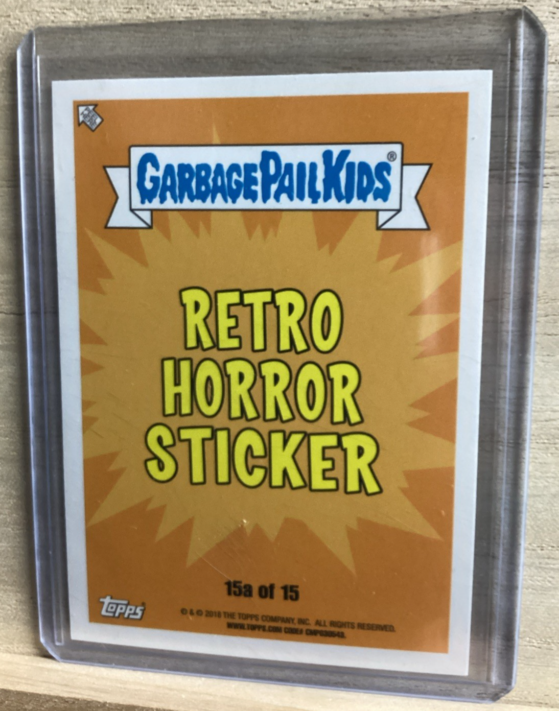 2018 Topps Garbage Pail Kids - Tom Ato - Green