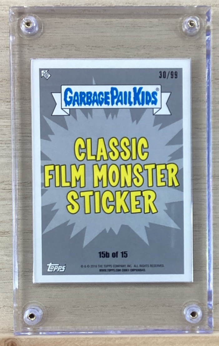 2018 Topps Garbage Pail Kids - Melting Mona - Blue 30/99