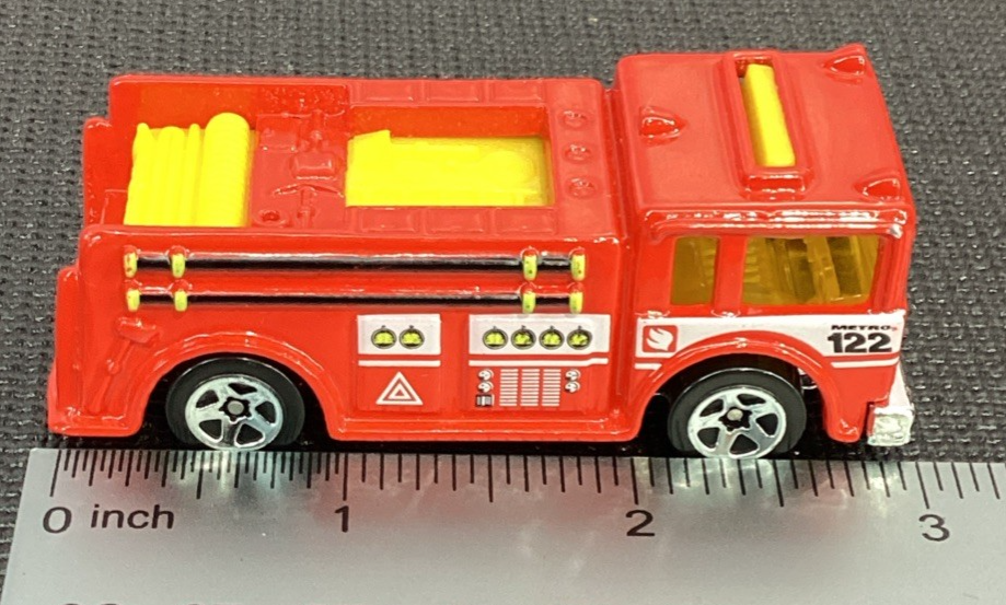 1976 HOT WHEELS METRO UNIT 122 - RED and Yellow1
