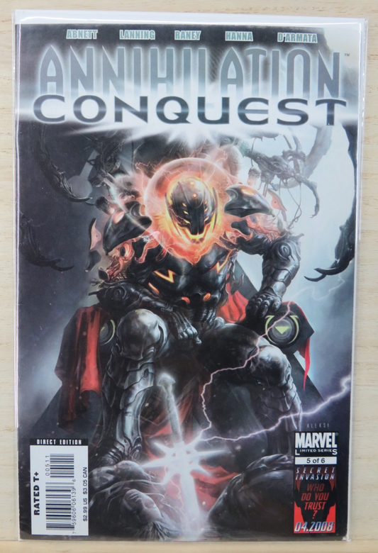 Annihilation: Conquest #5 of 6 - Marvel Comic Book - 2008