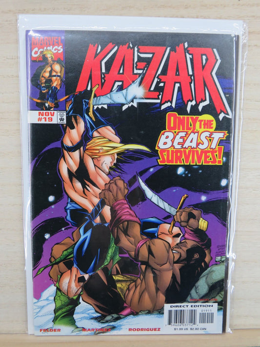 Ka-Zar #19 Nov 1998 - Marvel Comic