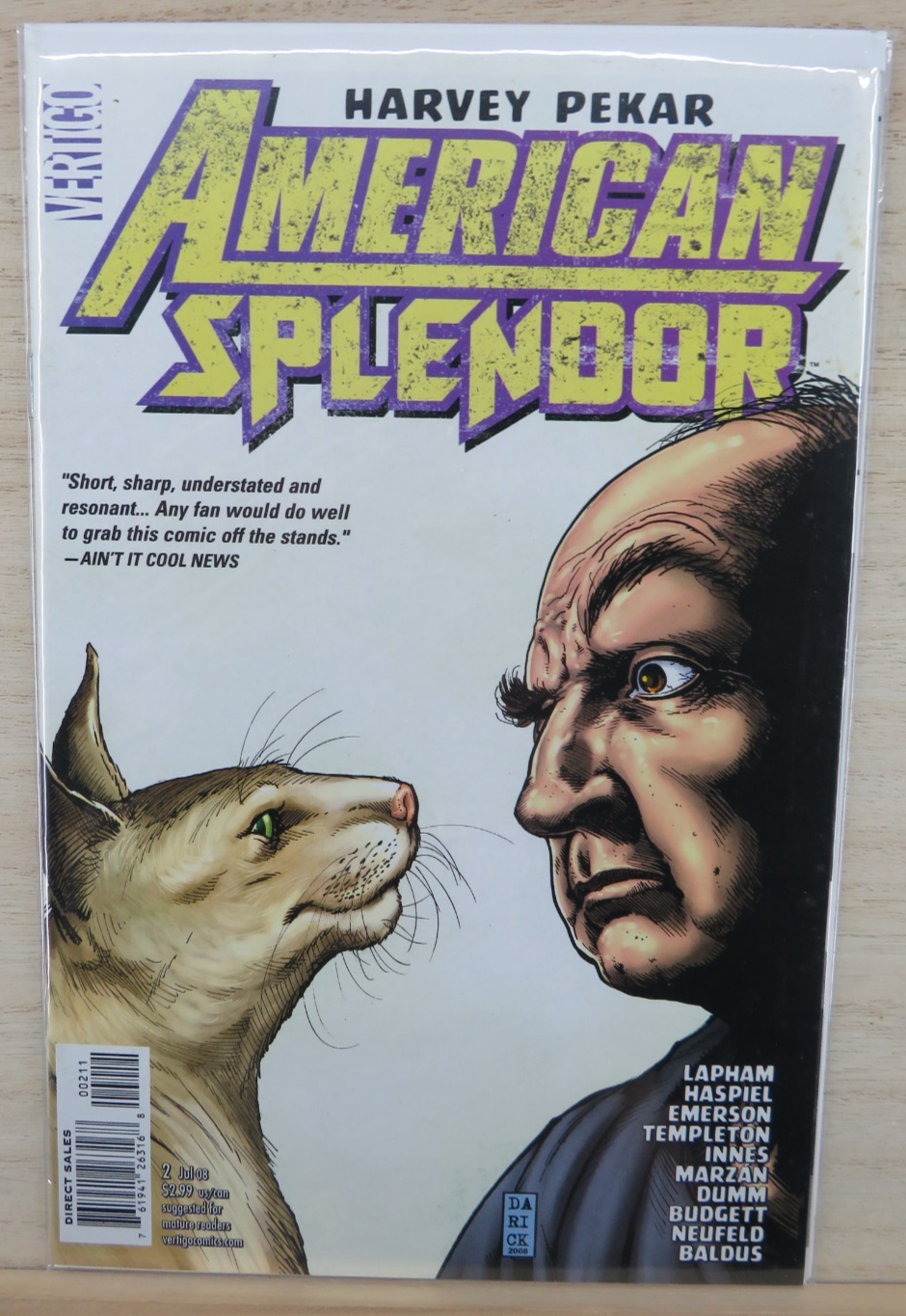 American Splendor #2 - 2008 Vertigo Comic