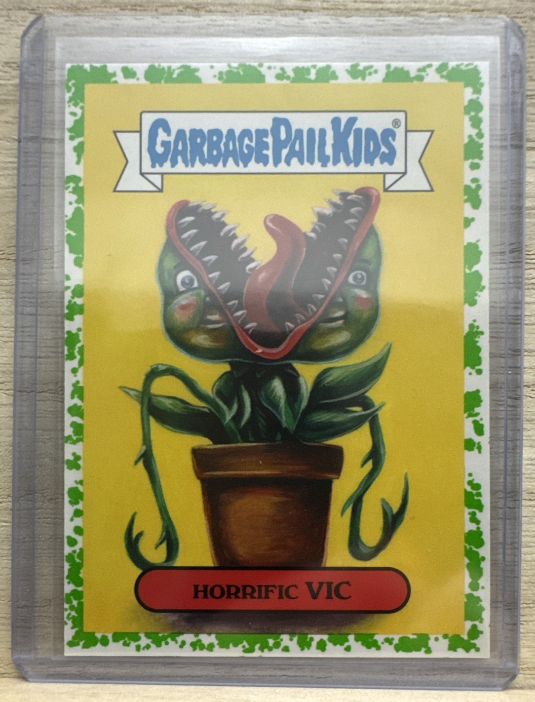 2018 Topps Garbage Pail Kids - Horrific Vic - Green