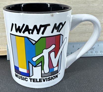 I Want My MTV Music Television Ceramic Mug - 14 oz - 2019 Viacom International
