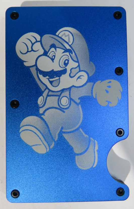 Metal Wallet - Laser Engraved SM - RFID Blocking