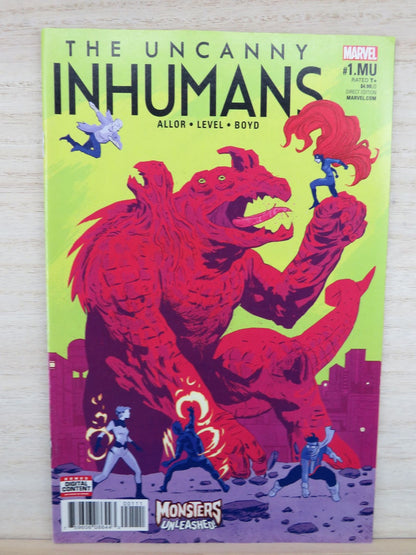 The Uncanny Inhumans #1.MU - Marvel Comic - 2017
