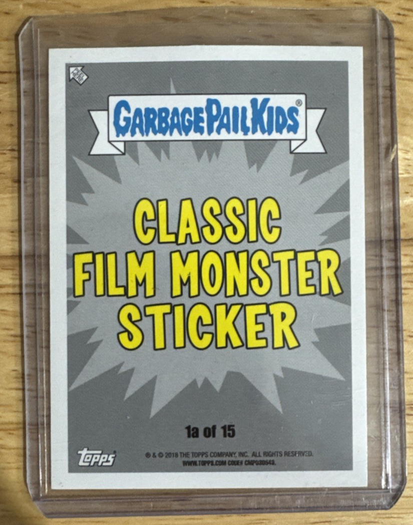 2018 Topps Garbage Pail Kids - Ross Feratu - Green