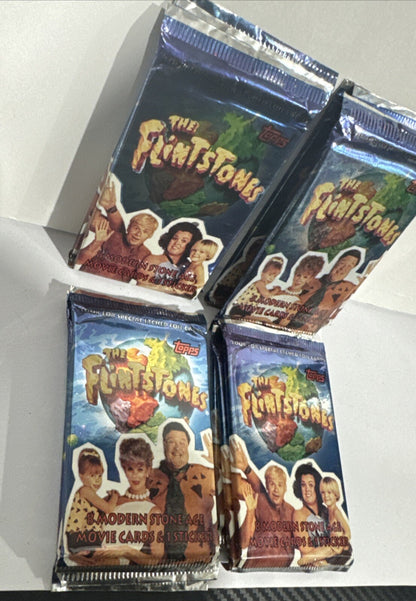 The Flintstones Modern Stone Age Movie cards - 12 Unopened Packs 1993 Topps