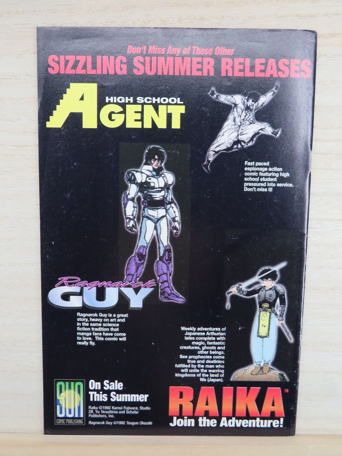 Raika #9 - Sun Comic Publishing - 1992