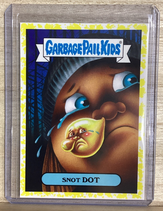 2018 Topps Garbage Pail Kids - Snot Dot - Yellow