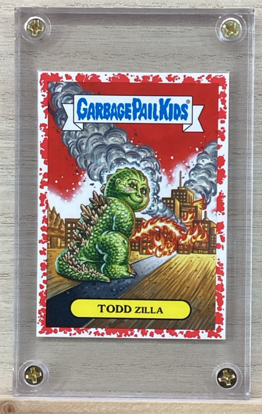 2018 Topps Garbage Pail Kids - Todd Zilla - Red 61/75