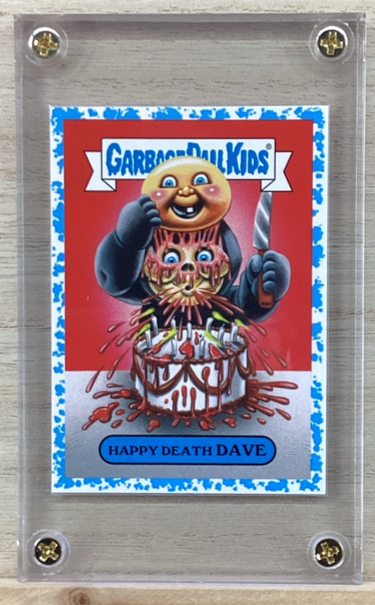 2018 Topps Garbage Pail Kids - Happy Death Dave - Blue 25/99