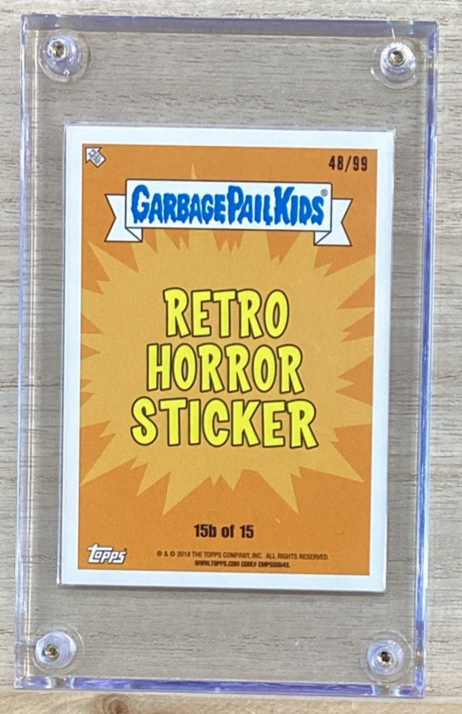 2018 Topps Garbage Pail Kids - Veggie Reggie - Blue 48/99