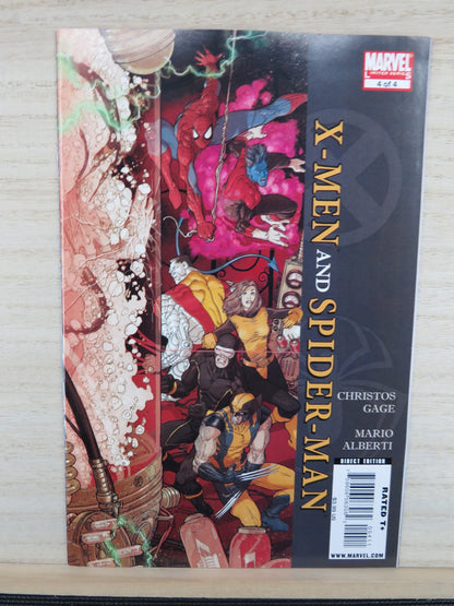 X-Men and Spiderman #1-4 - Marvel Comics - 2009 - Complete Set