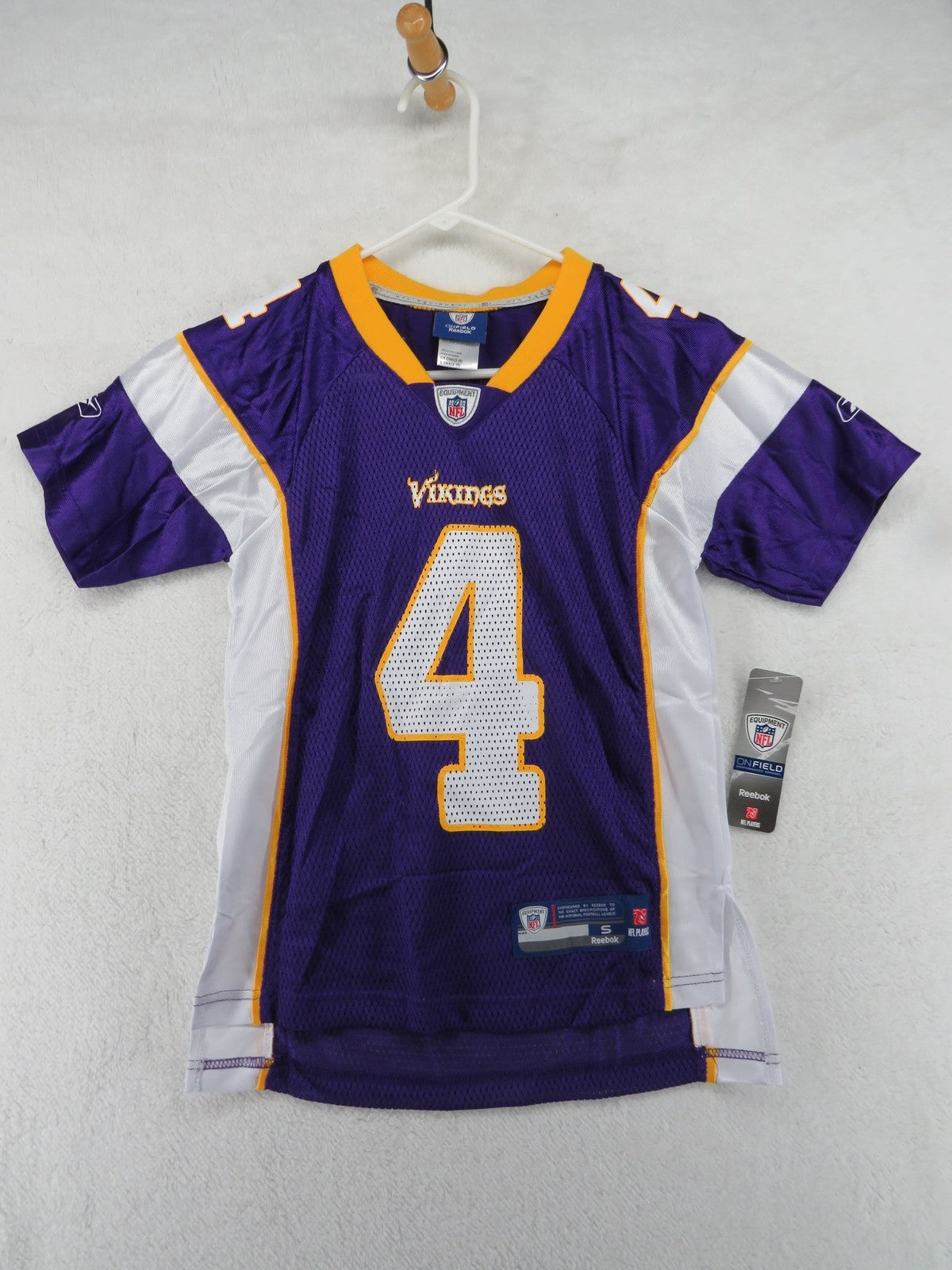 Minnesota Vikings Reebok NFL Jersey - Youth Small 8 - Brett Favre #40