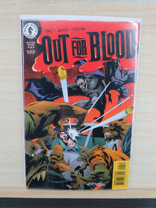 Out For Blood #4 of 4 - Dark Horse Comic - 1999